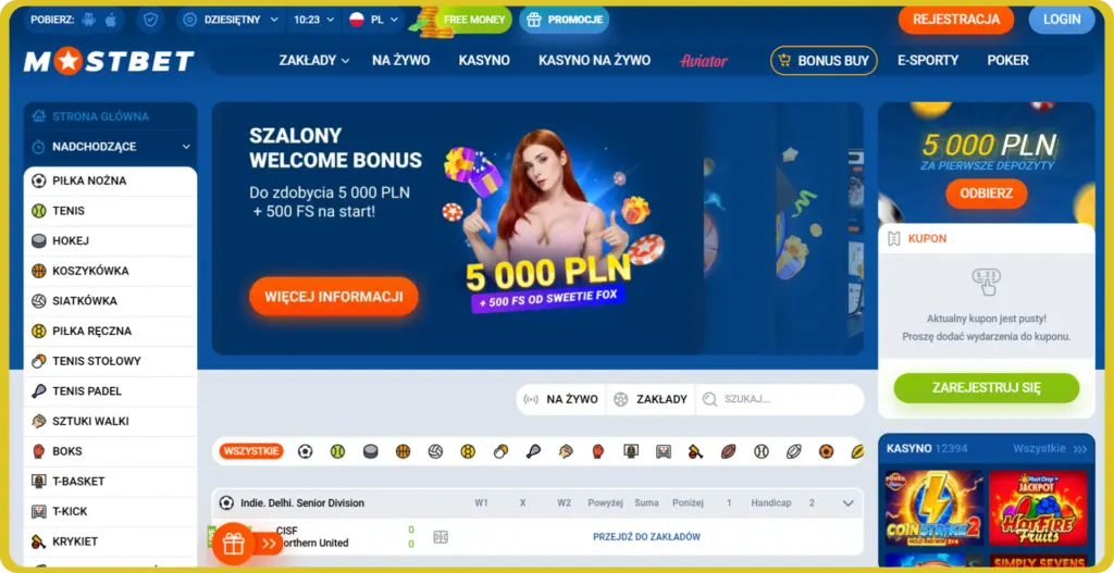 Mostbet kasyno bez weryfikacji KYC dla Polaków