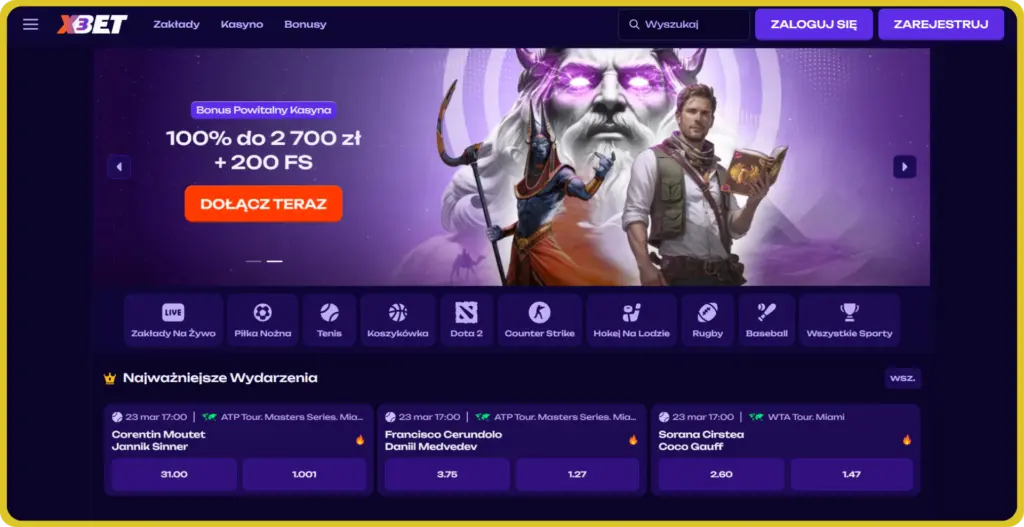 Kasyno X3bet z szybką rejestracją bez weryfikacji